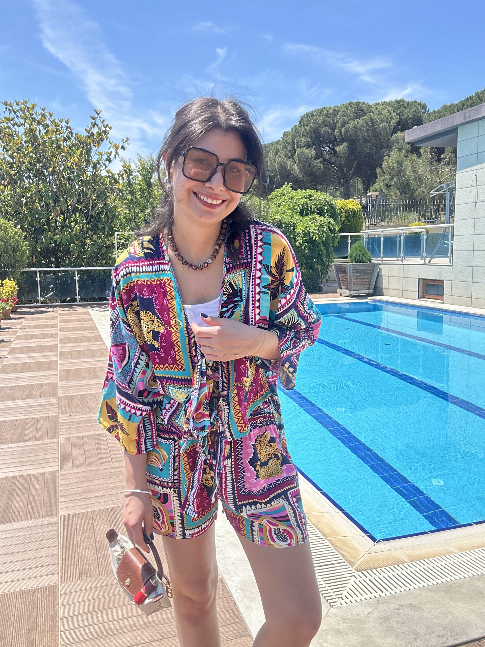 Renkli Şort Takım