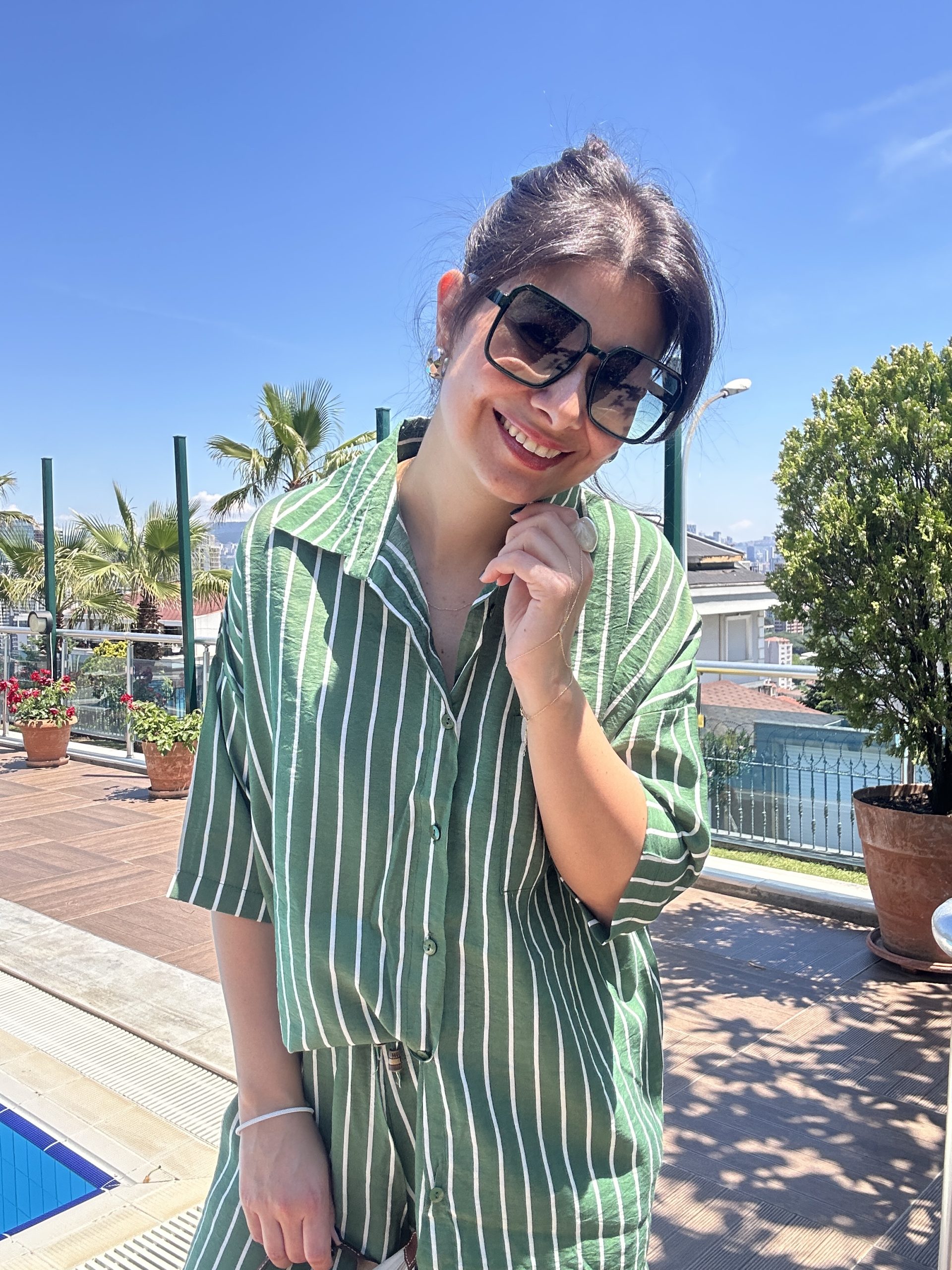 Yeşil Şortlu Takım - Görsel 5