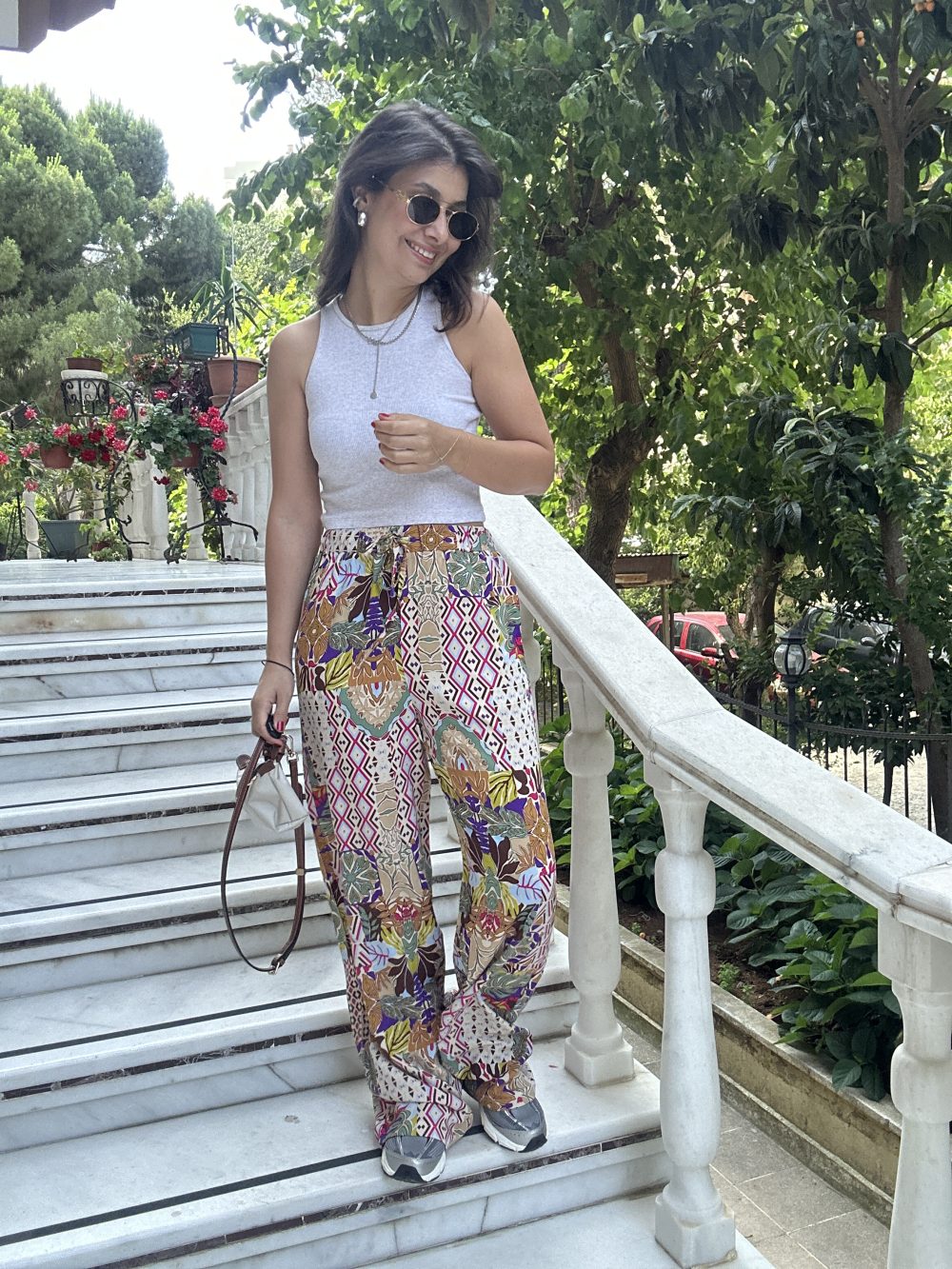Çok Renkli Yazlık Pantolon