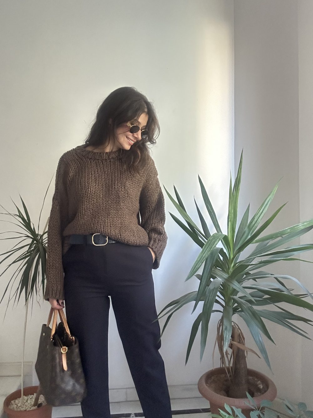 Lacivert Kumaş Kalem Pantolon